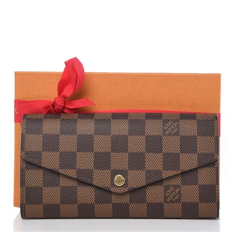 lv sarah wallet damier|damier ebene wallet.